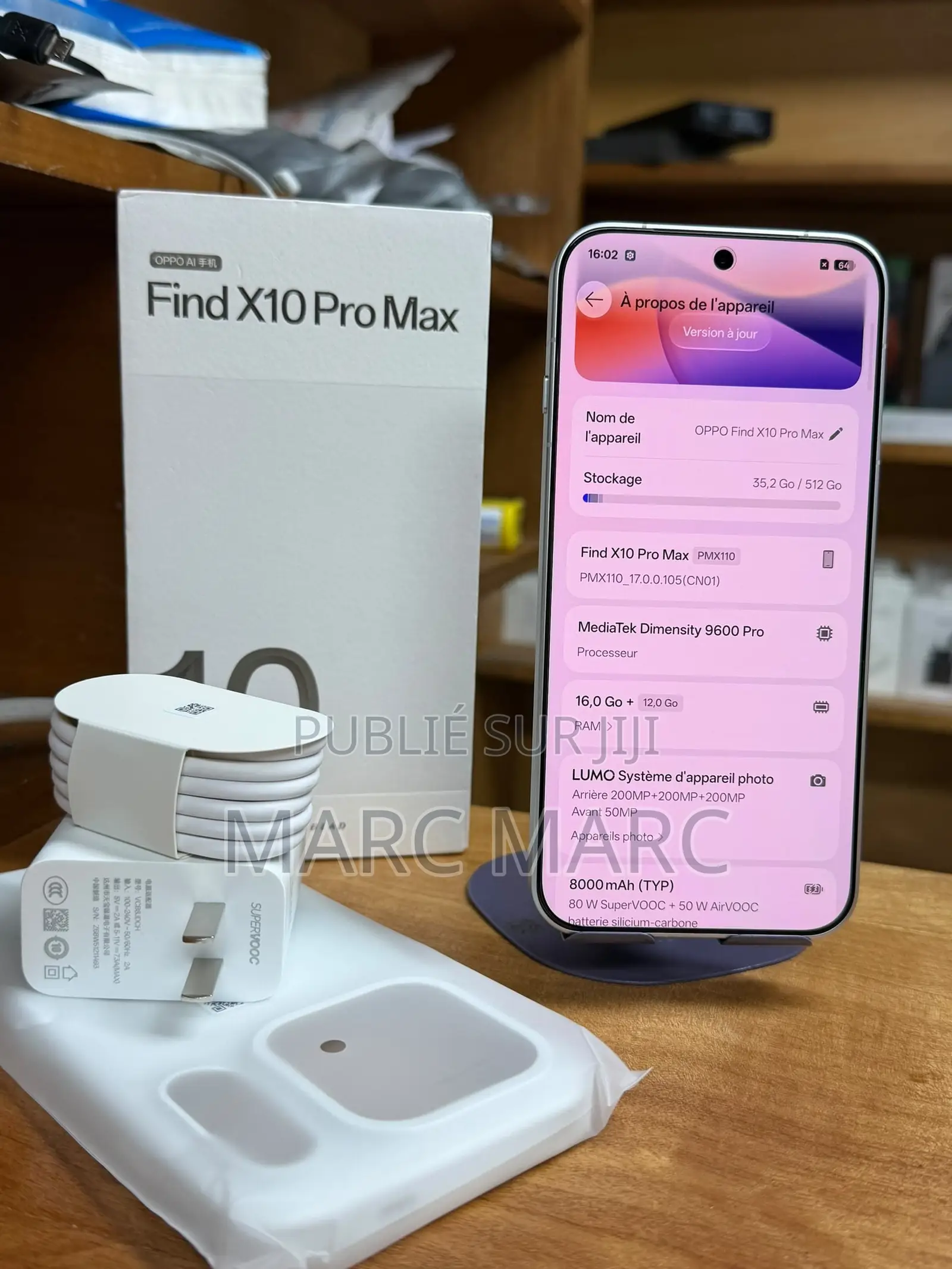 Nouveau Oppo Find X10 Pro Max 512 GB Blanc