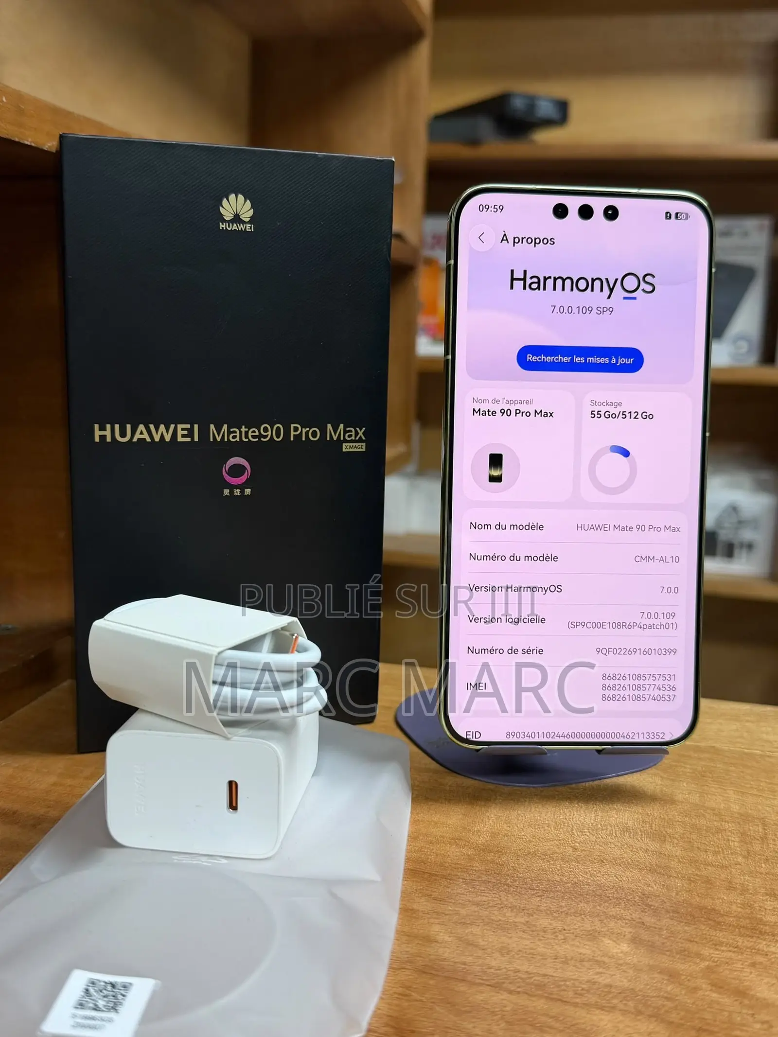 Nouveau Huawei Mate 90 Pro Max 512 GB Vert