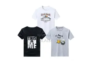 Lot 3 T-Shirts Homme - This Is Me + Explorer + Travel