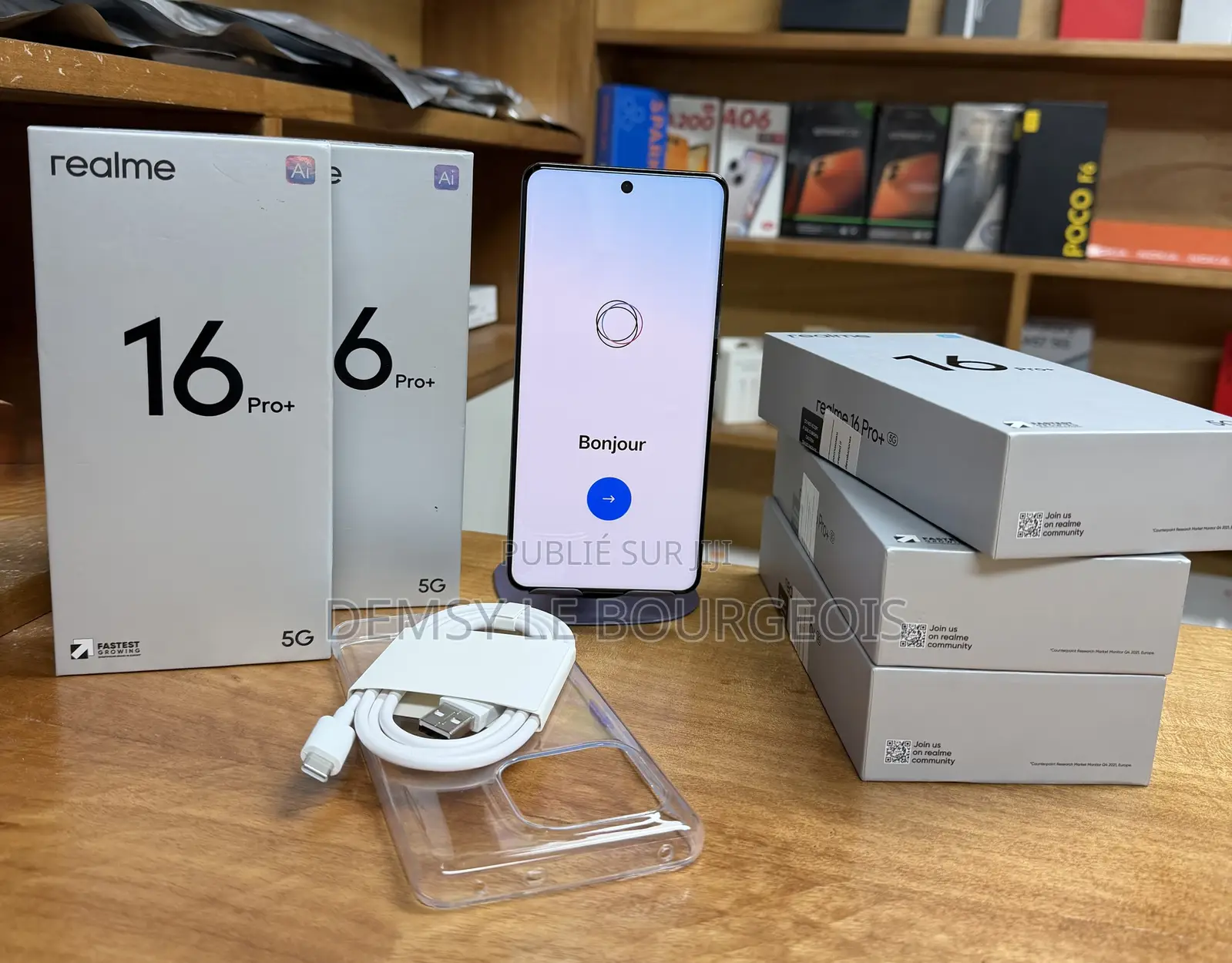 Nouveau Realme 16 Pro+ 256 GB Gris