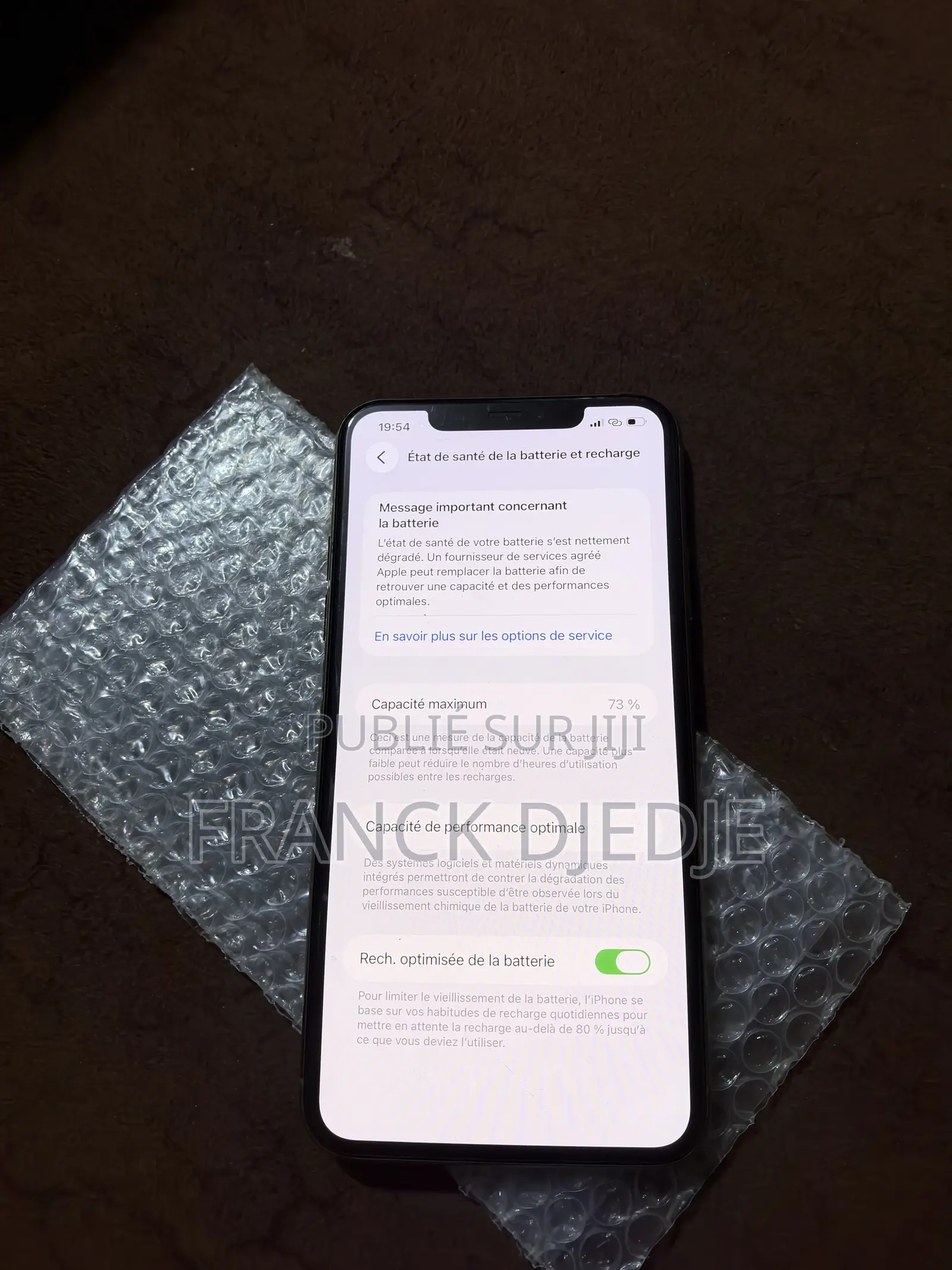 Apple iPhone 11 Pro Max 64 GB Doré