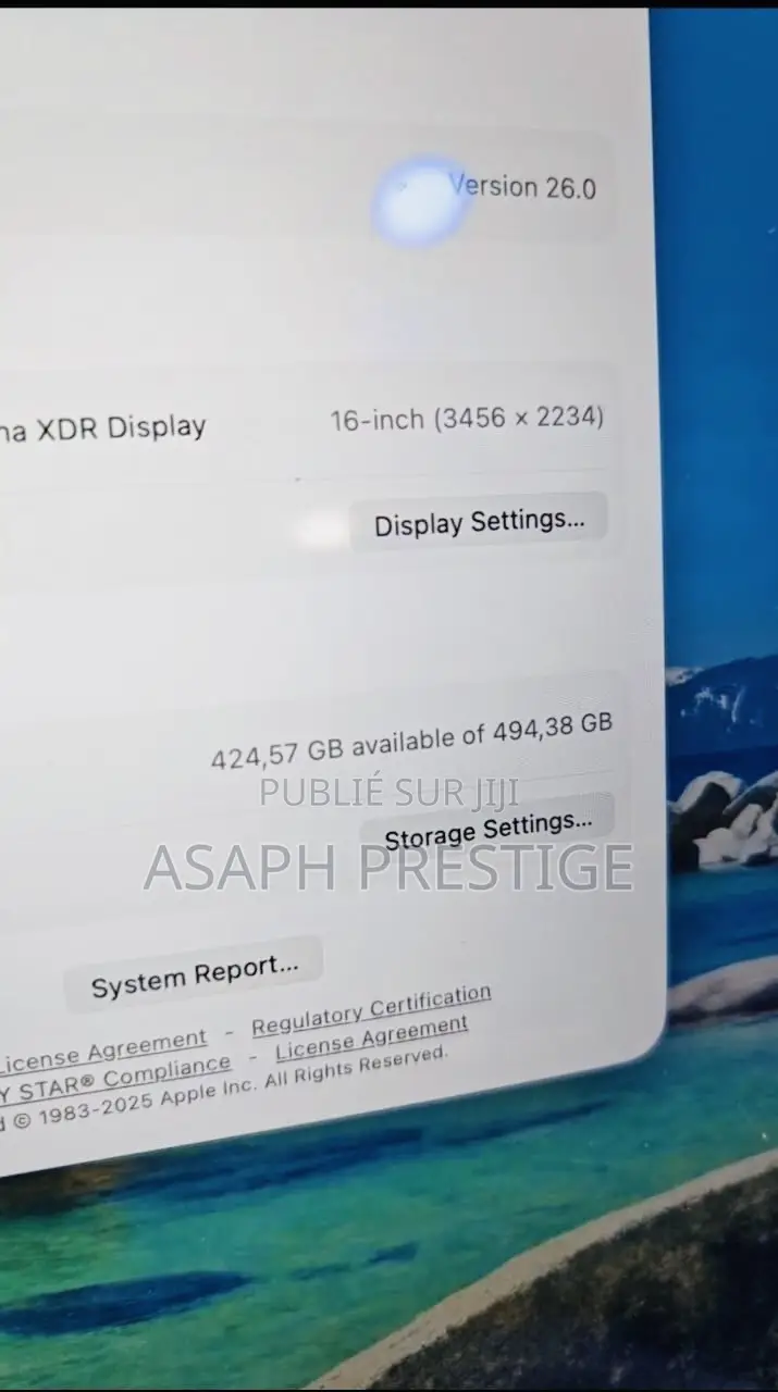 Ordinateur portable Apple MacBook Pro 2023 M2 Pro 16GB SSD 512GB