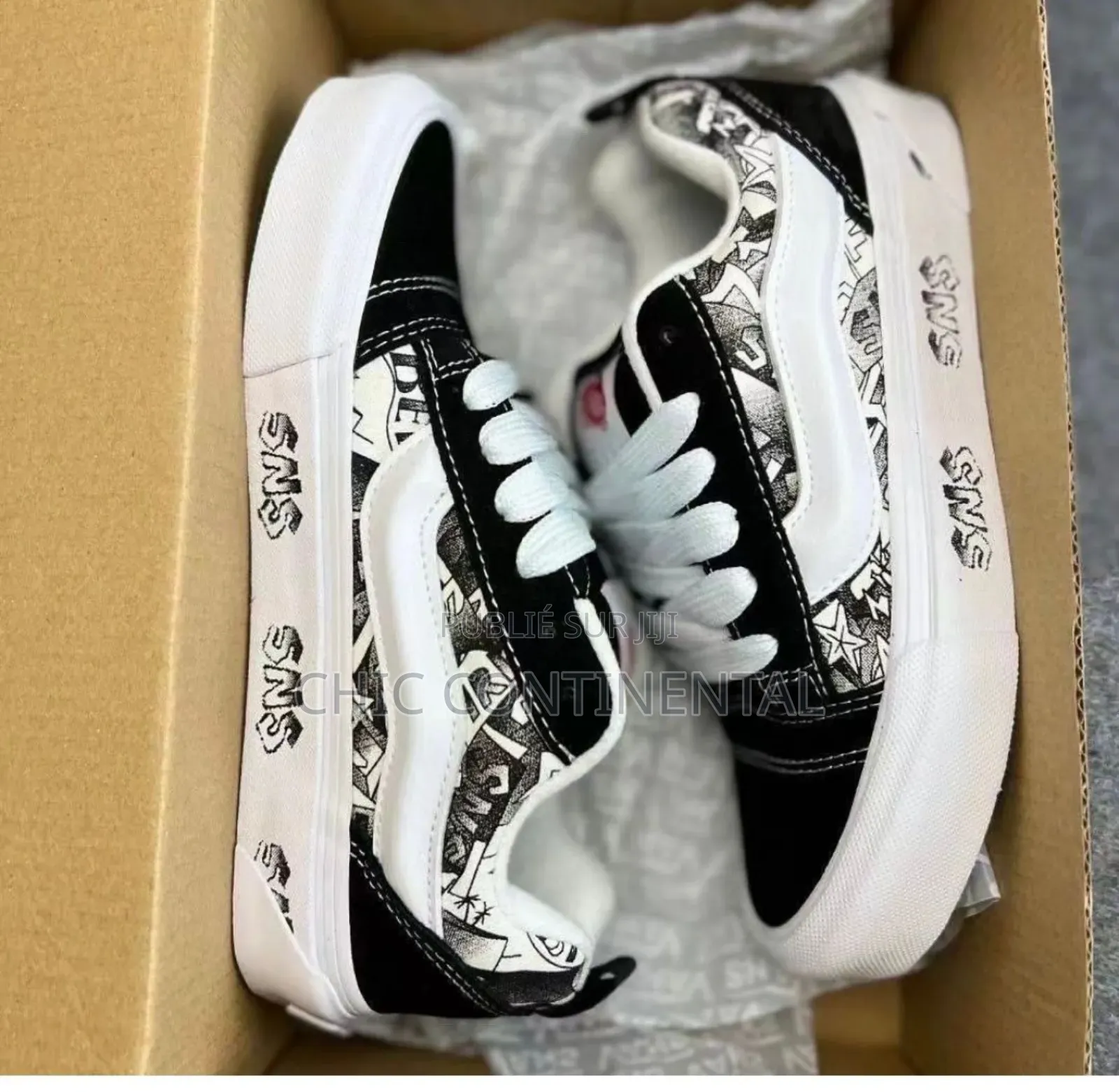 Vans Knu Skool a Semelle Simple Et Grosse