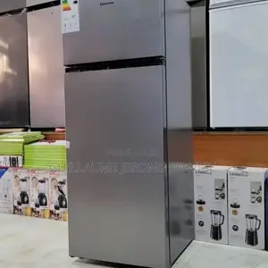 Hisense Réfrigérateur Double Porte – Top Freezer Argent