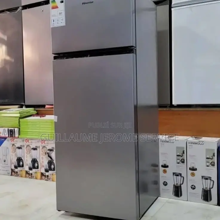 Hisense Réfrigérateur Double Porte – Top Freezer Argent