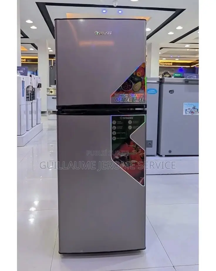 Hisense Réfrigérateur Double Porte – Top Freezer Argent