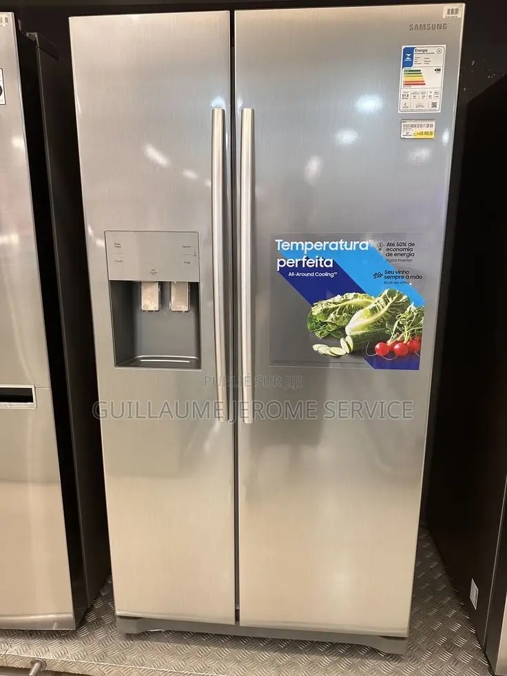 Samsung Side by Side – American Door Inox – Avec Fontaine Eau/Glace