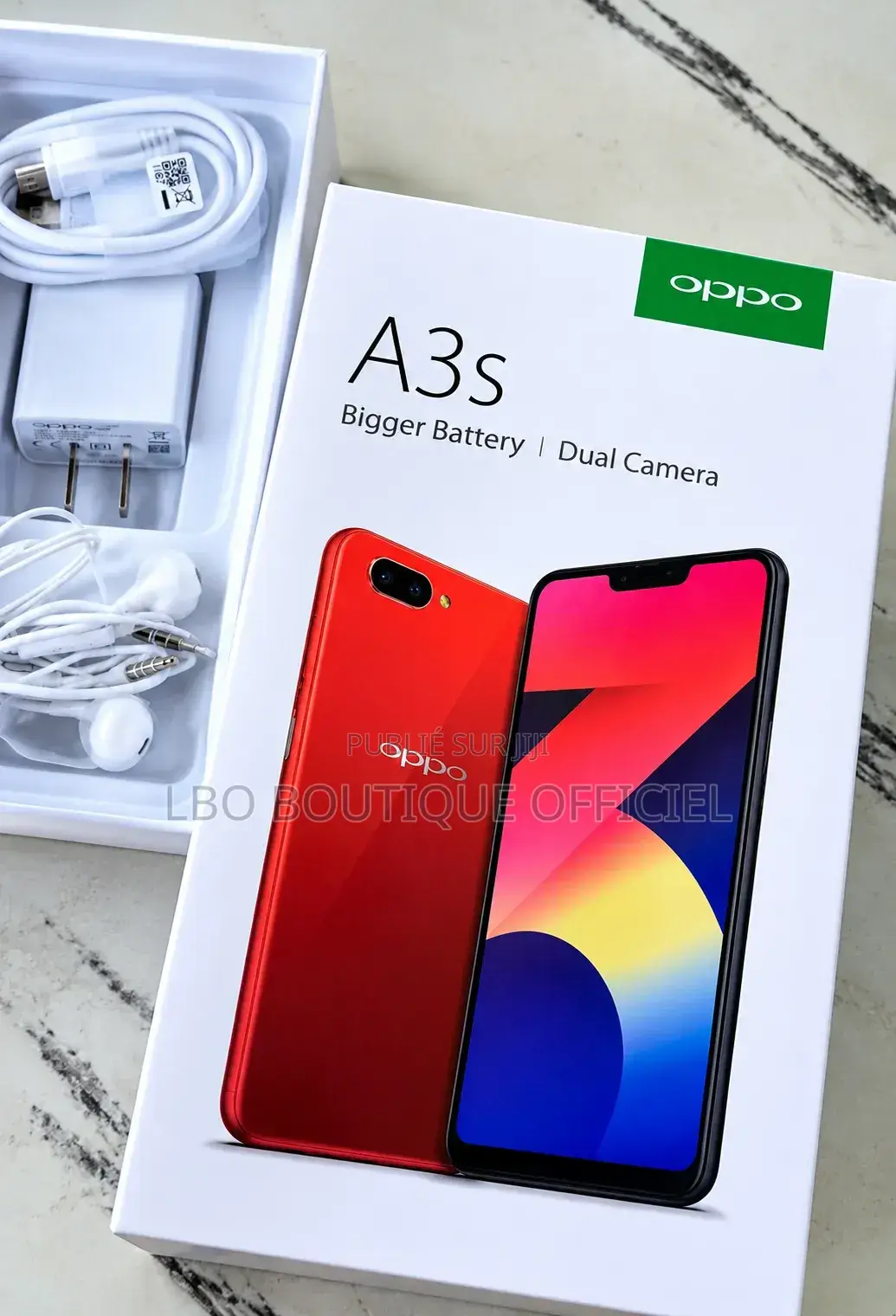 Nouveau Oppo A3s 256 GB Rouge