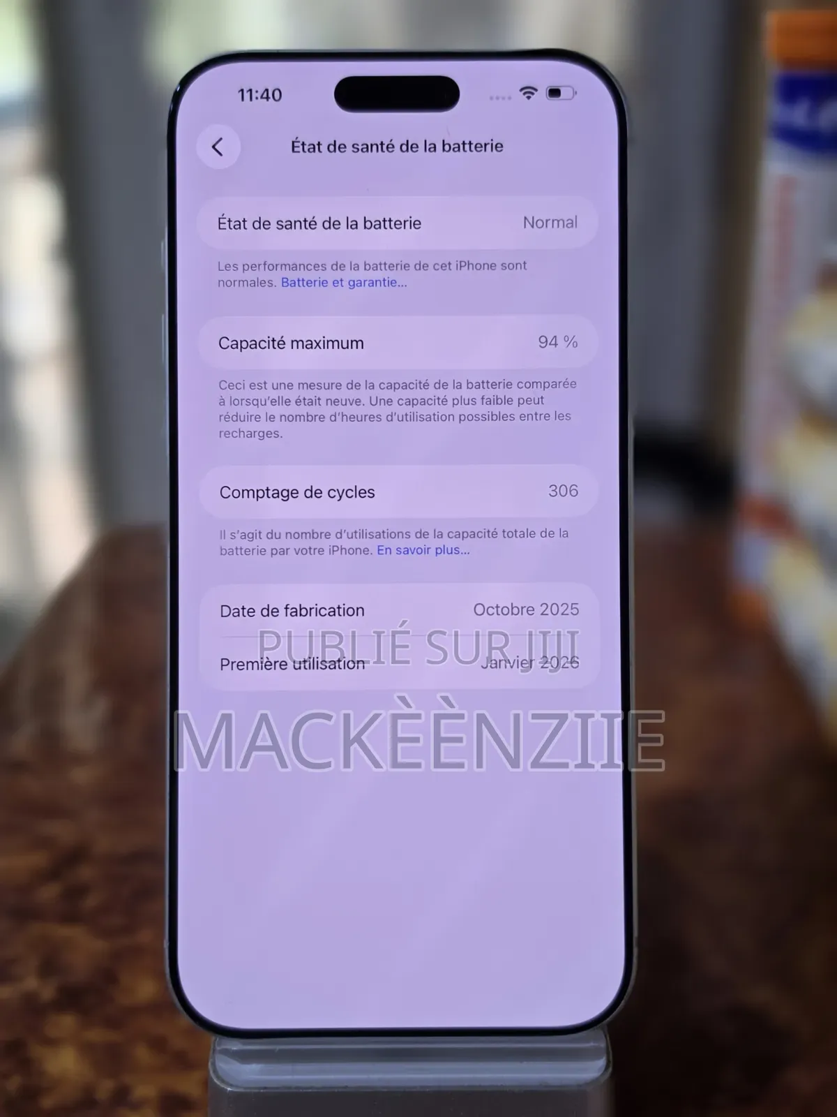 Nouveau Apple iPhone 17 Pro Max 256 GB Blanc