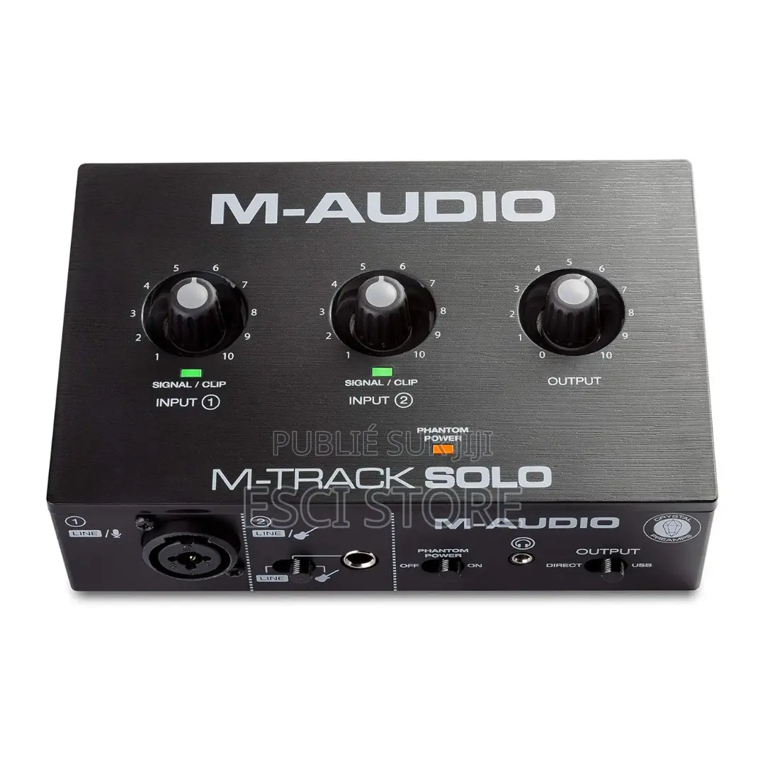 Carte Son M-Audio M-Track Solo (Neuve Scellee)