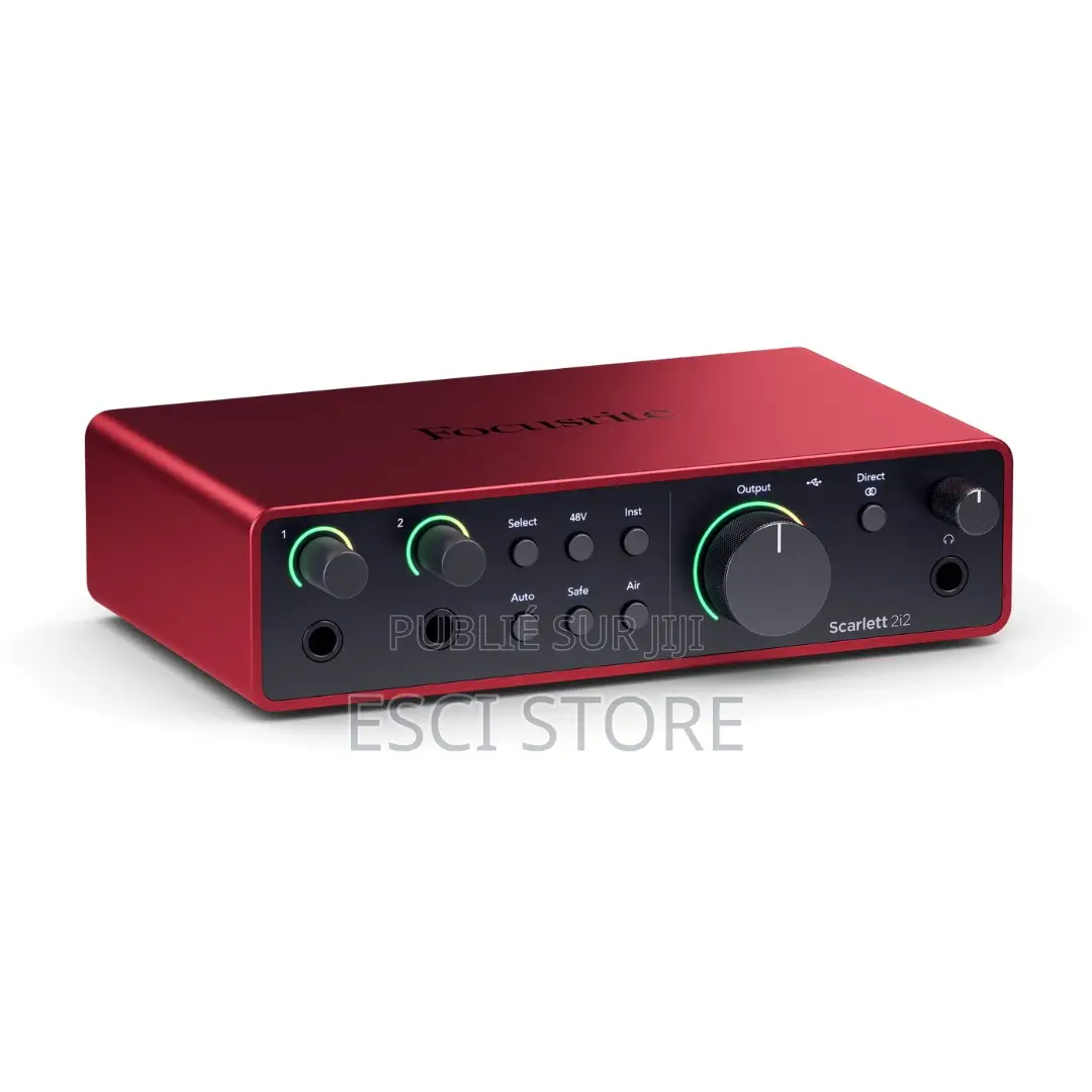 Carte Son Focusrite Scarlett 2i2 4e Generation (Neuve)