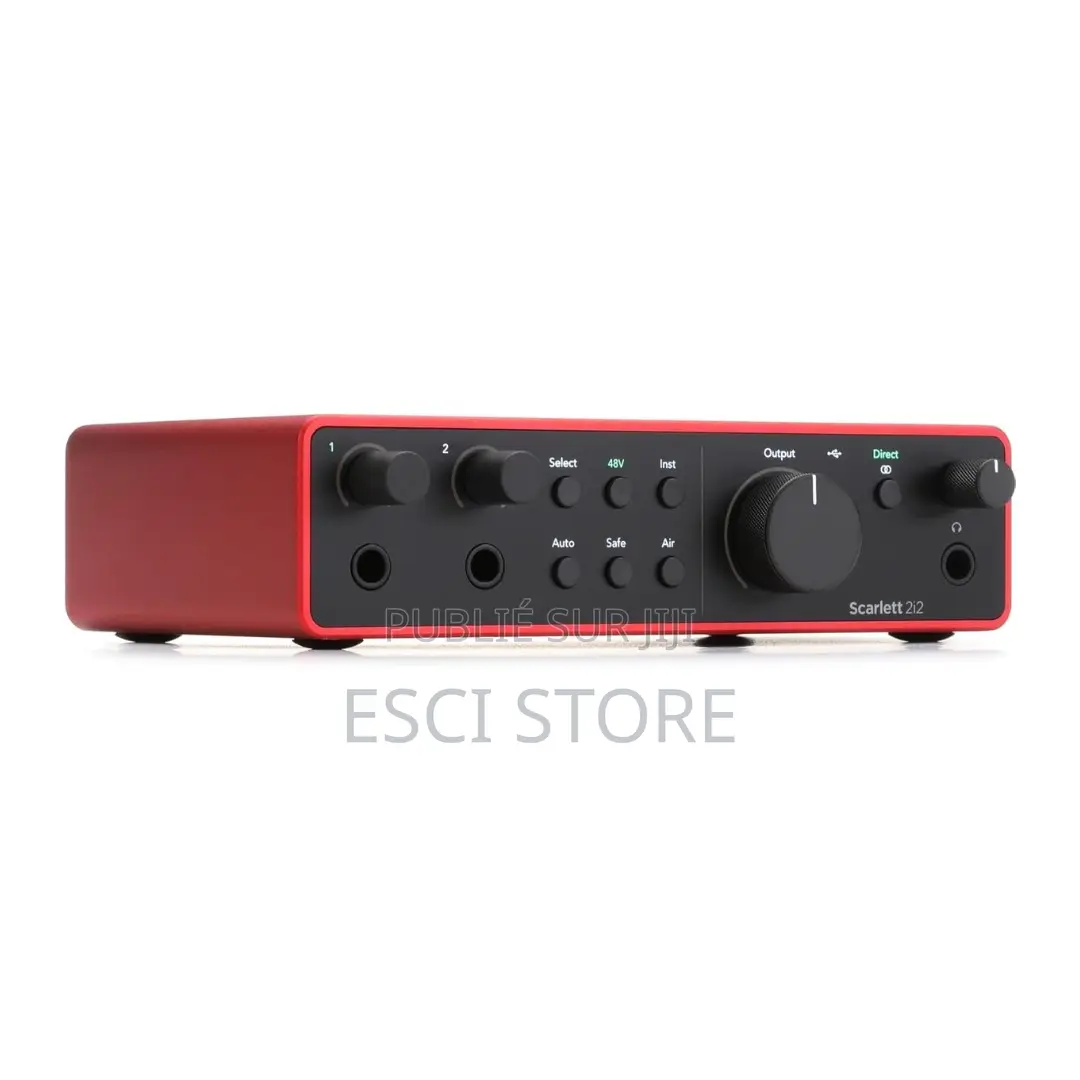 Carte Son Focusrite Scarlett 2i2 4e Generation (Neuve)