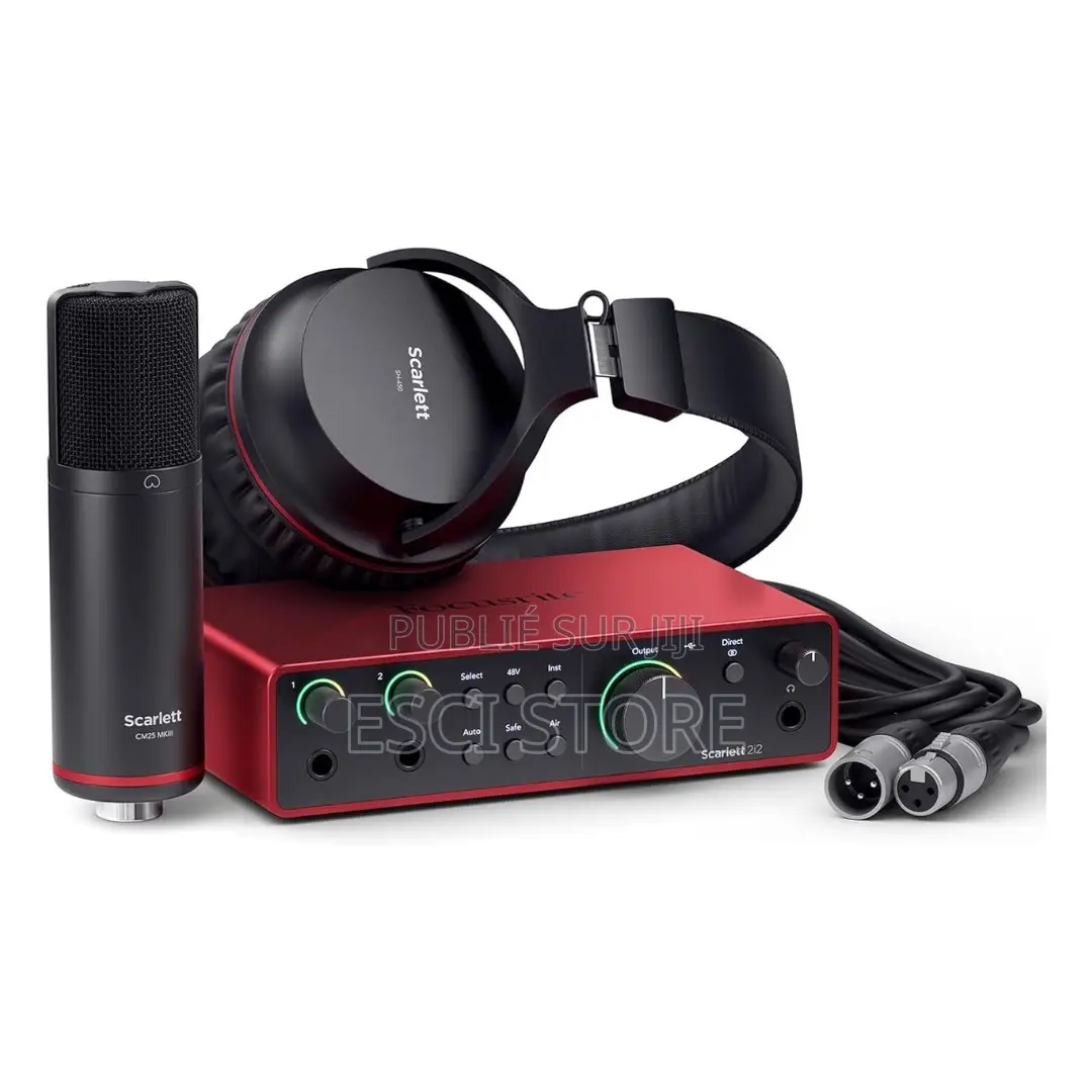 Pack Focusrite Scarlett 2i2 Studio 4th Gen (Neuf)