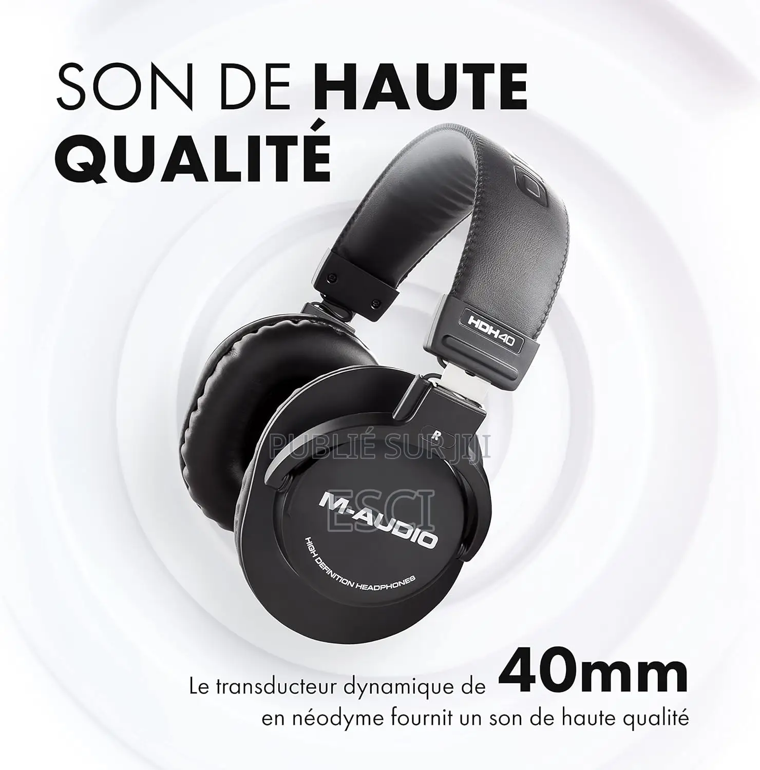 Casque Studio Monitoring M-Audio Hdh40 (Neuf)