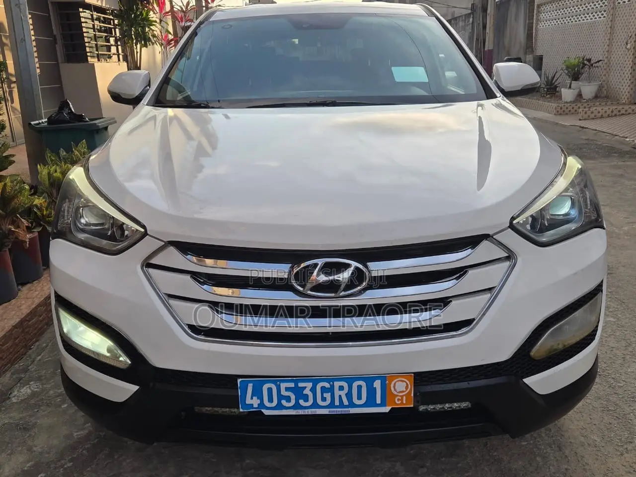 Hyundai Santa Fe 2014 Blanc