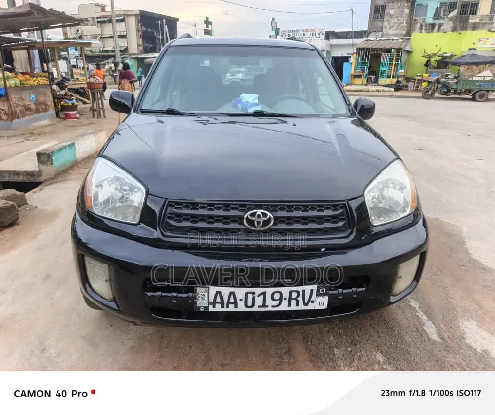 Toyota RAV4 2002 Noir