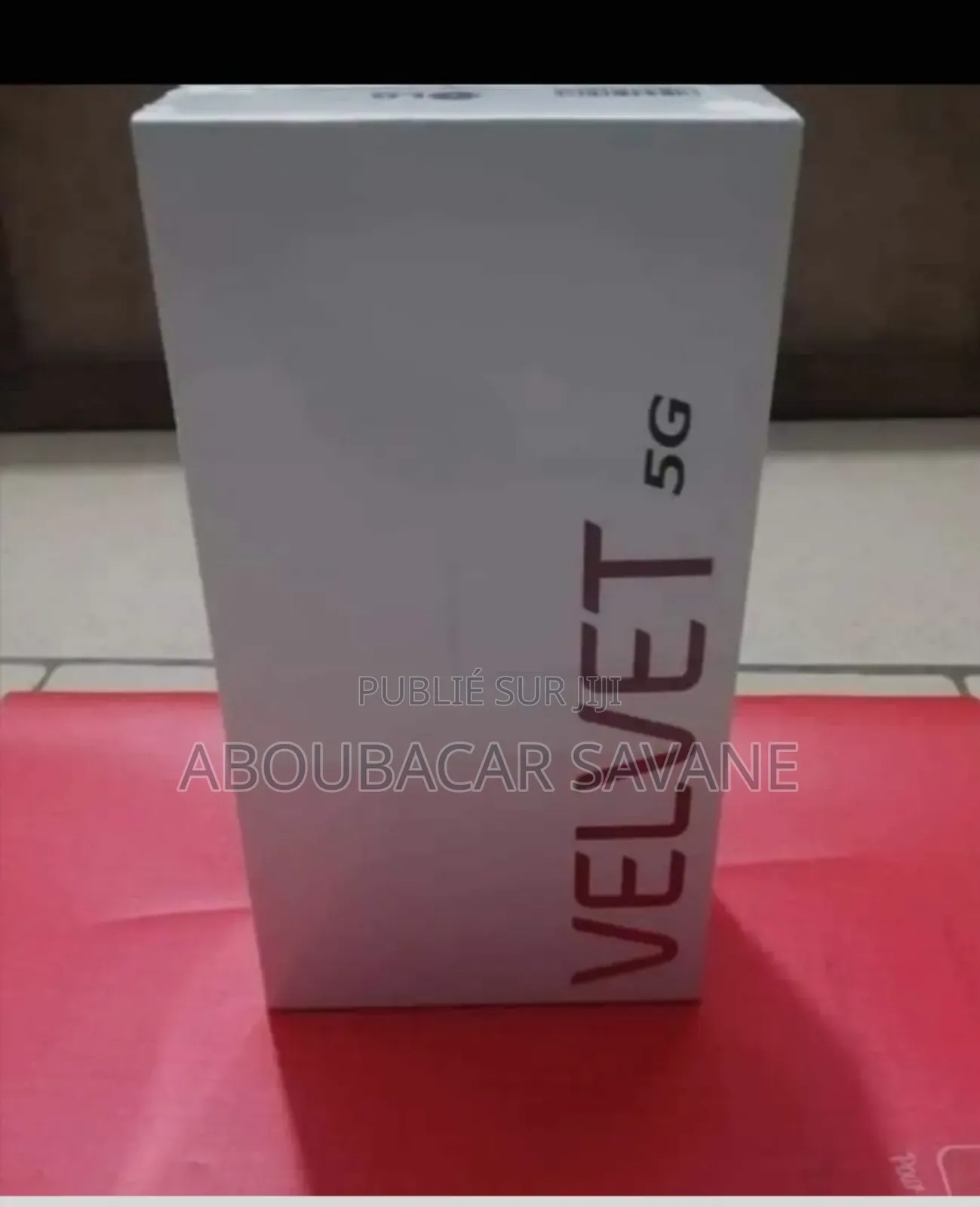 New LG Velvet 5G 128 GB Rouge