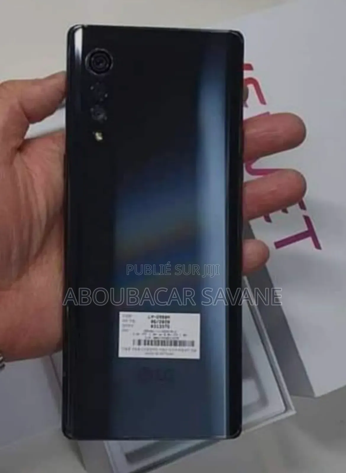 New LG Velvet 5G 128 GB Rouge