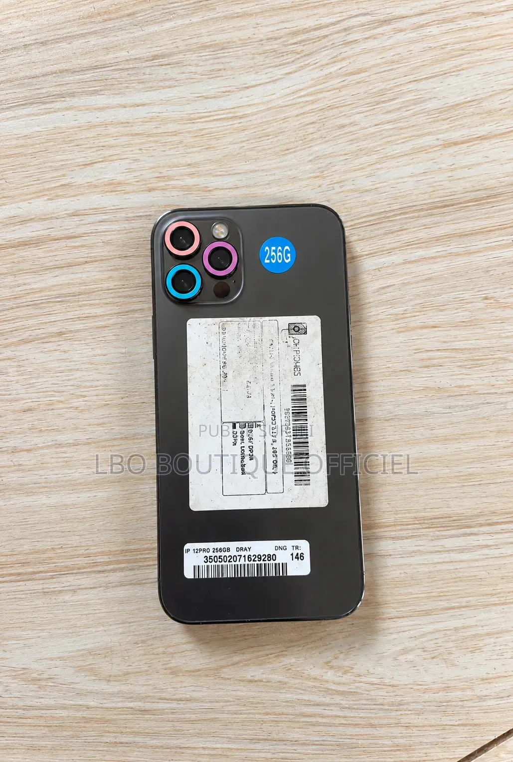 Apple iPhone 12 Pro 256 GB Noir