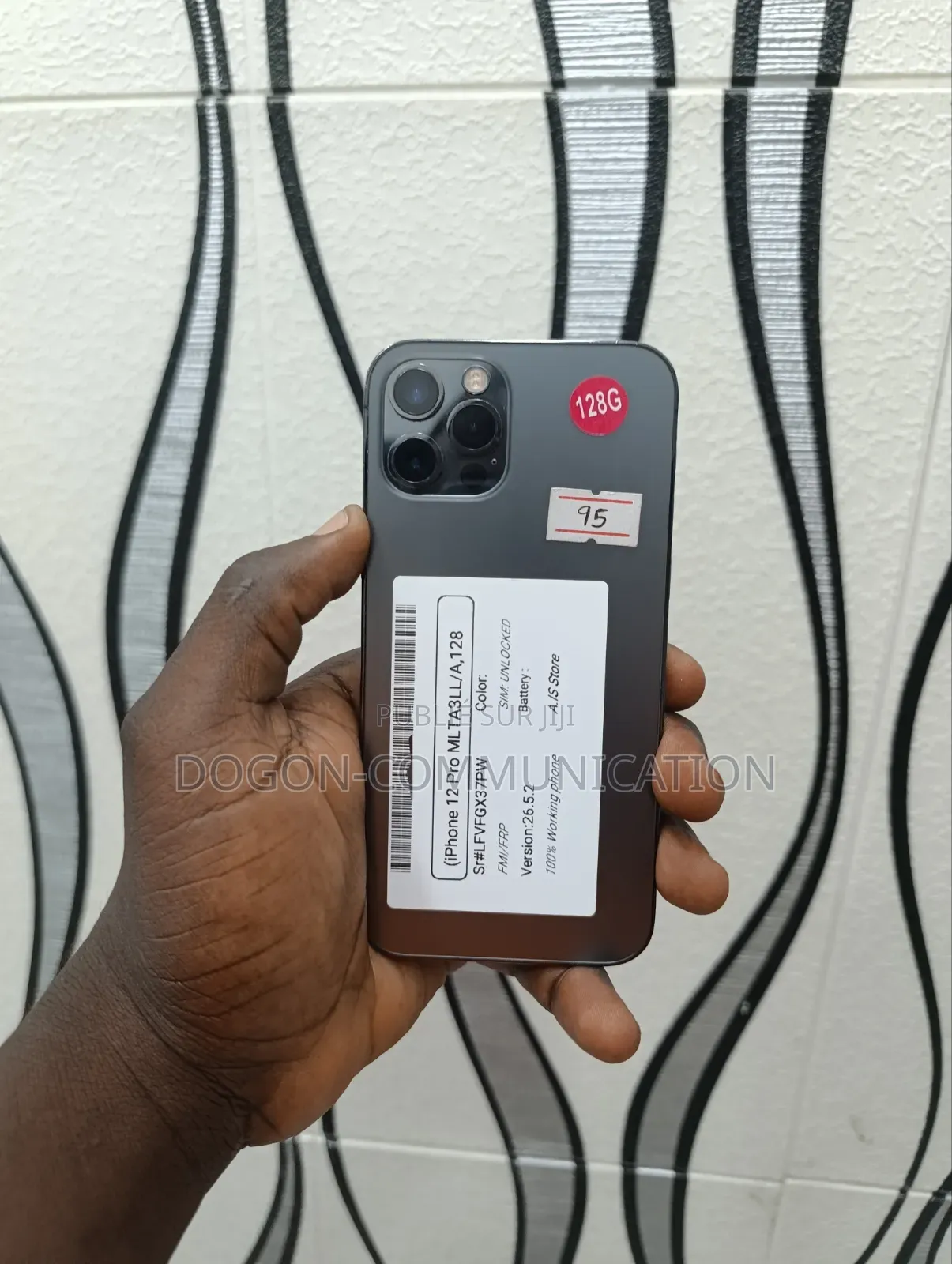 Apple iPhone 12 Pro 128 GB Noir