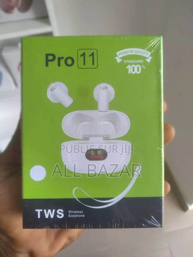 Écouteurs Sans Fil Pro 11 TWS - Bluetooth Avec Écran LED