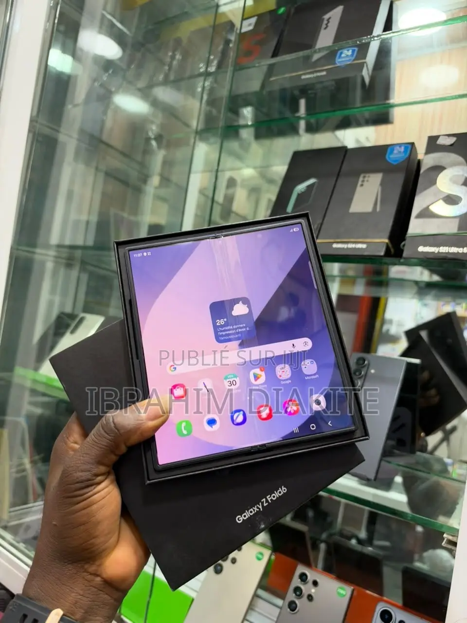 Samsung Galaxy Z Fold6 256 GB Bleu