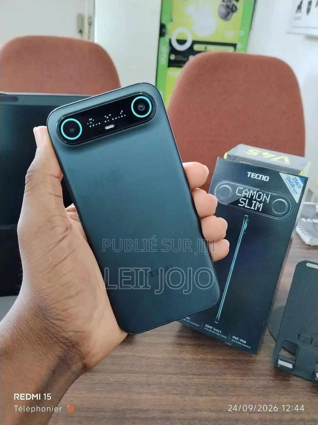 Nouveau Tecno Camon Slim 256 GB Noir
