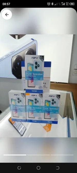 Photo - New Tecno Pop 8 64 GB Noir