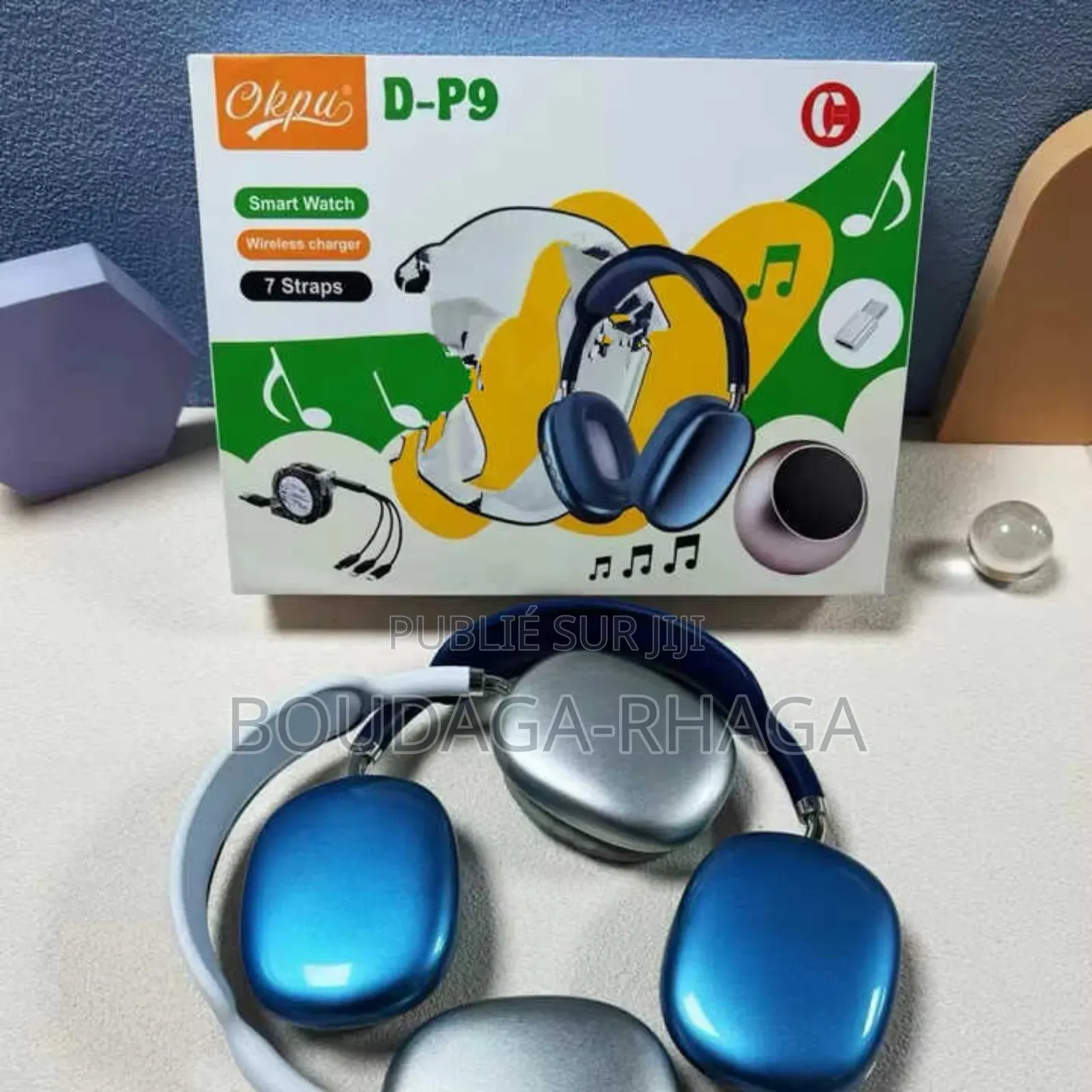 Montre De Sport D-P9 Avec Écouteurs TWS Haut-Parleur, Montre