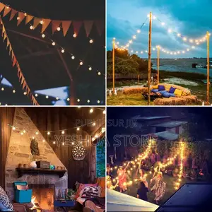 Guirlande Lumineuse Solaire 9,24 M Avec 12 Ampoules