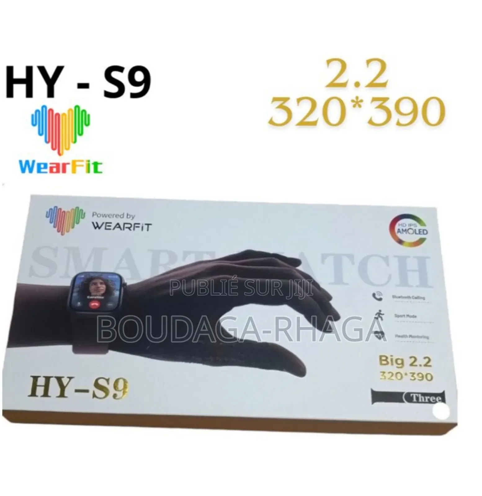 Montre Connectée HY- S9 - 3 Bracelets