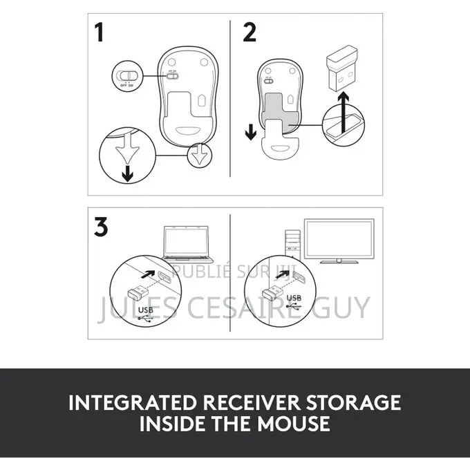 Logitech Souris Sans FIL M185