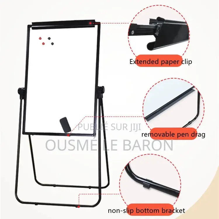 Tableau Magnétique Avec Support 90x60cm