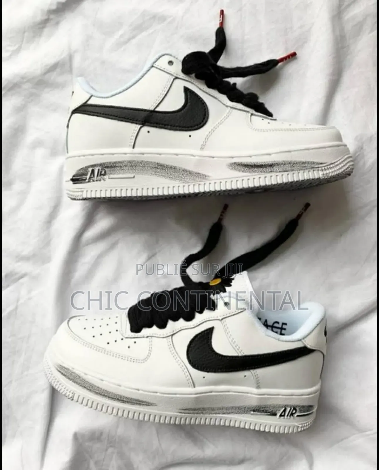 Nike Air Avec Symbole Et Lasset Noir Original