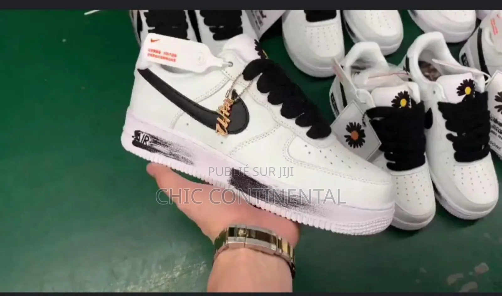 Nike Air Avec Symbole Et Lasset Noir Original