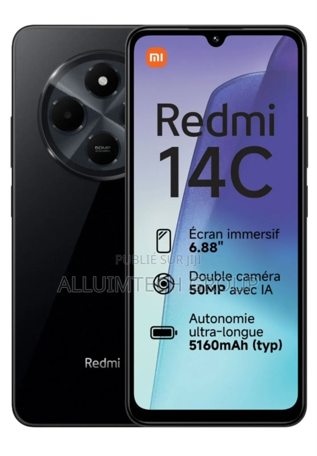 Neuf Xiaomi Redmi 14C 256 GB Noir