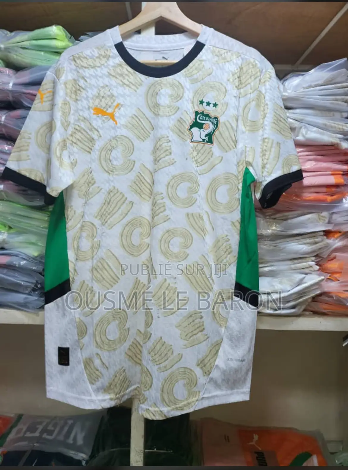 Maillot Côte D’Ivoire Taille Xl Et XXL