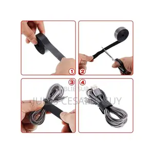 Photo - Rouleau Organisateur Pour Câbles 5m X2