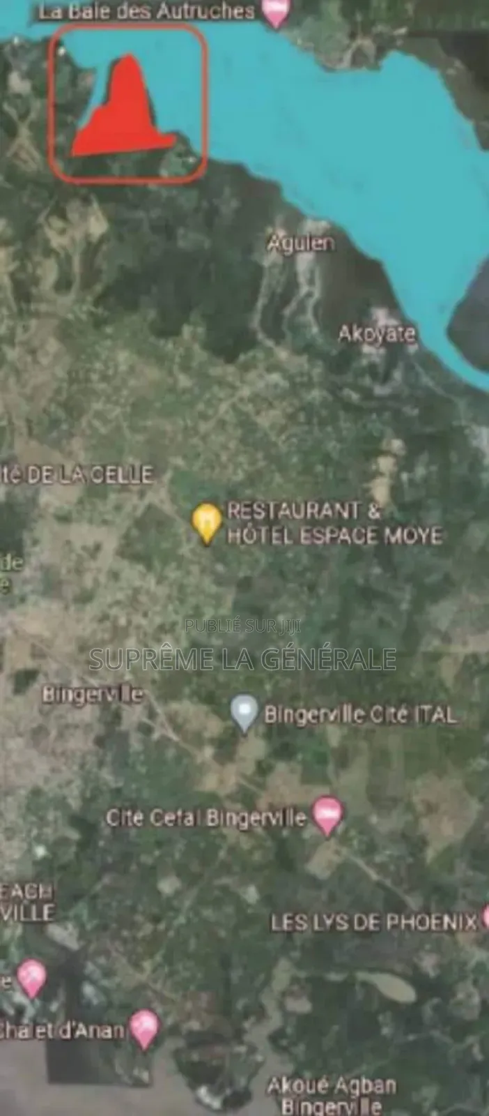 En Vente À Bingerville (Akandjé)