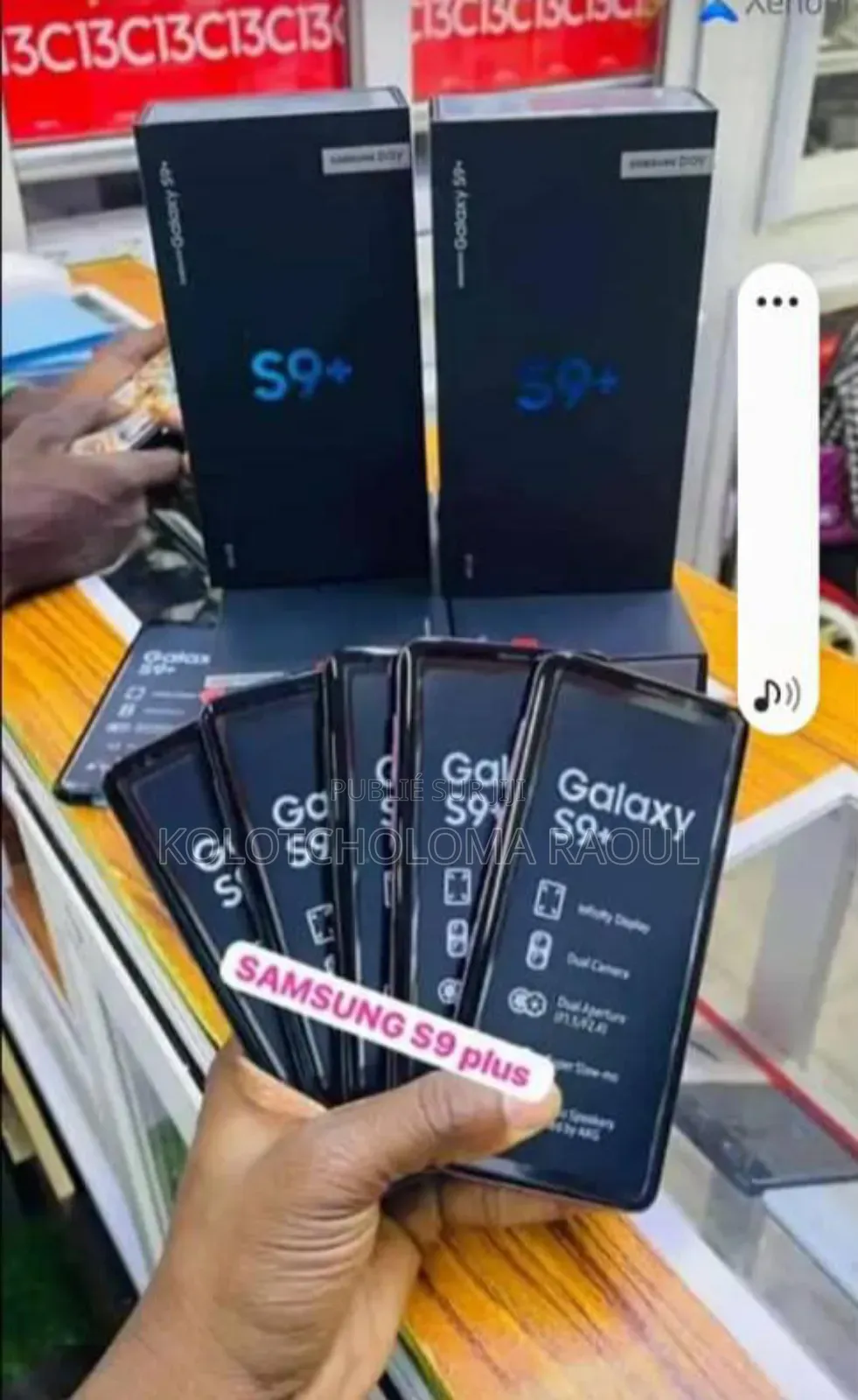 Neuf Samsung Galaxy S9 Plus 64 GB Noir