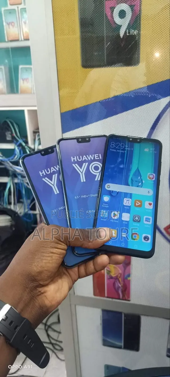 Huawei Y9 128 GB Noir