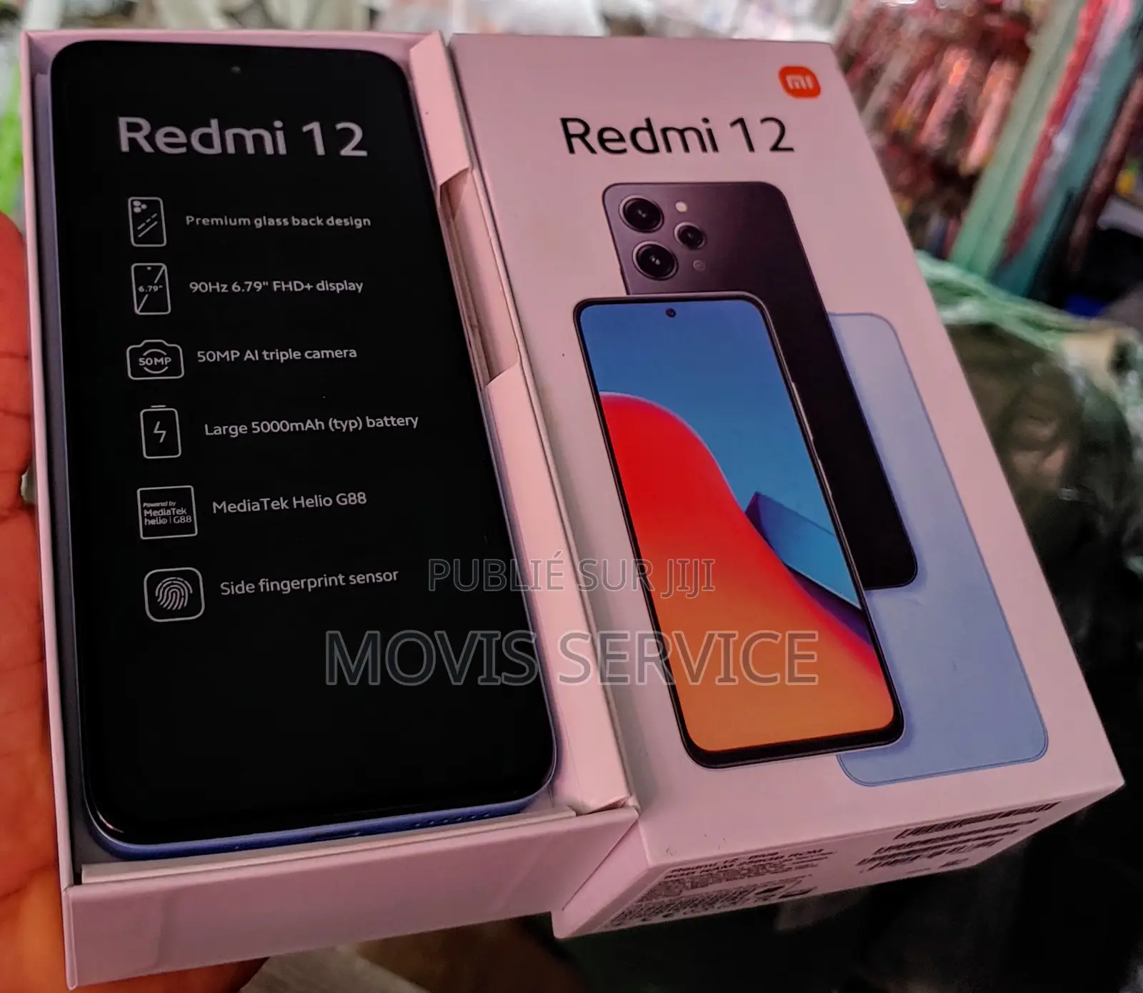 New Xiaomi Redmi 12 256 GB Bleu