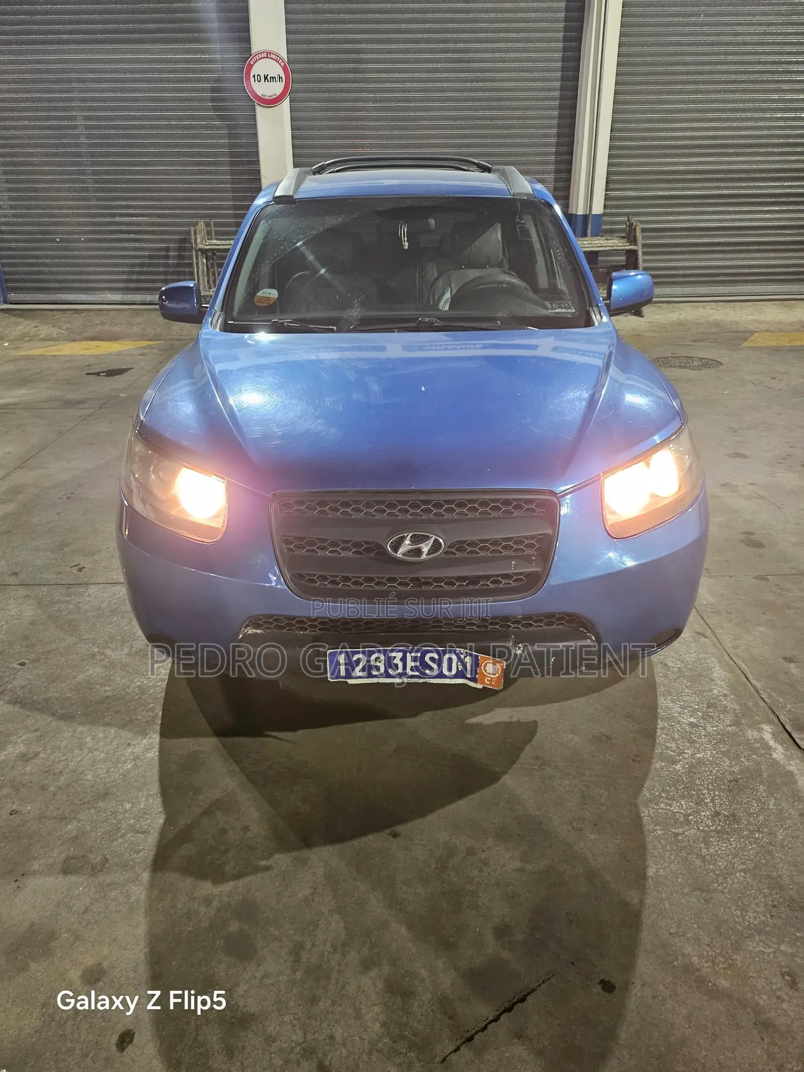Hyundai Santa Fe 2008 Bleu