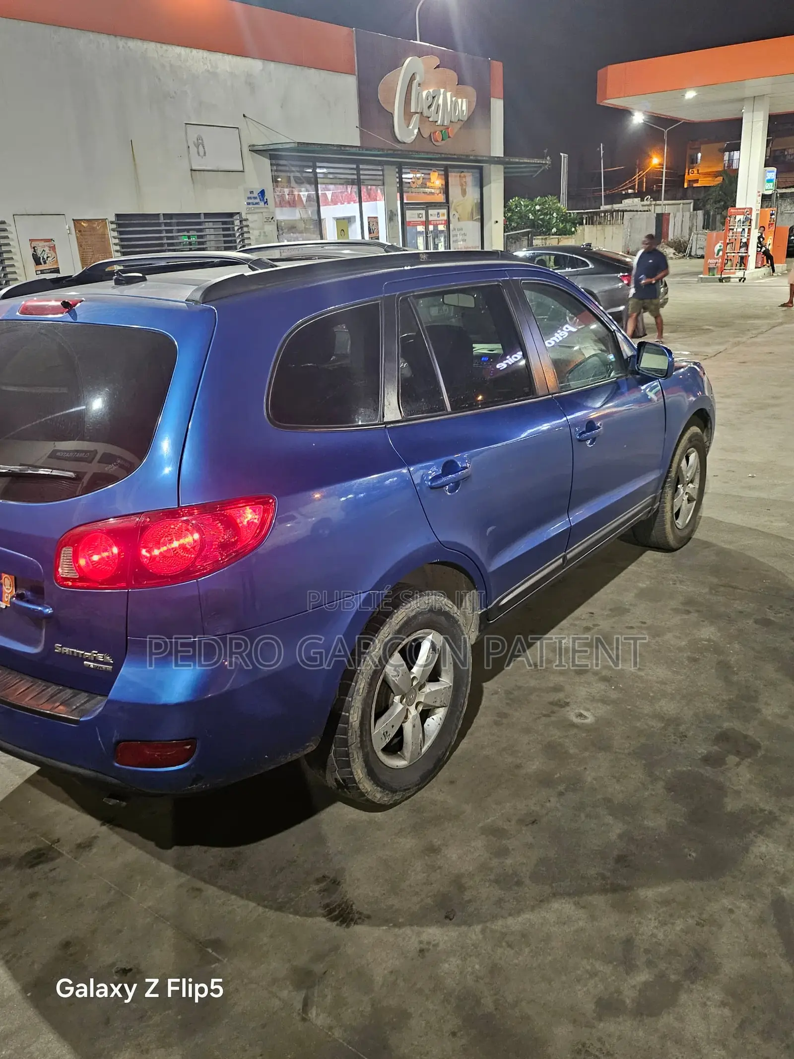 Hyundai Santa Fe 2008 Bleu