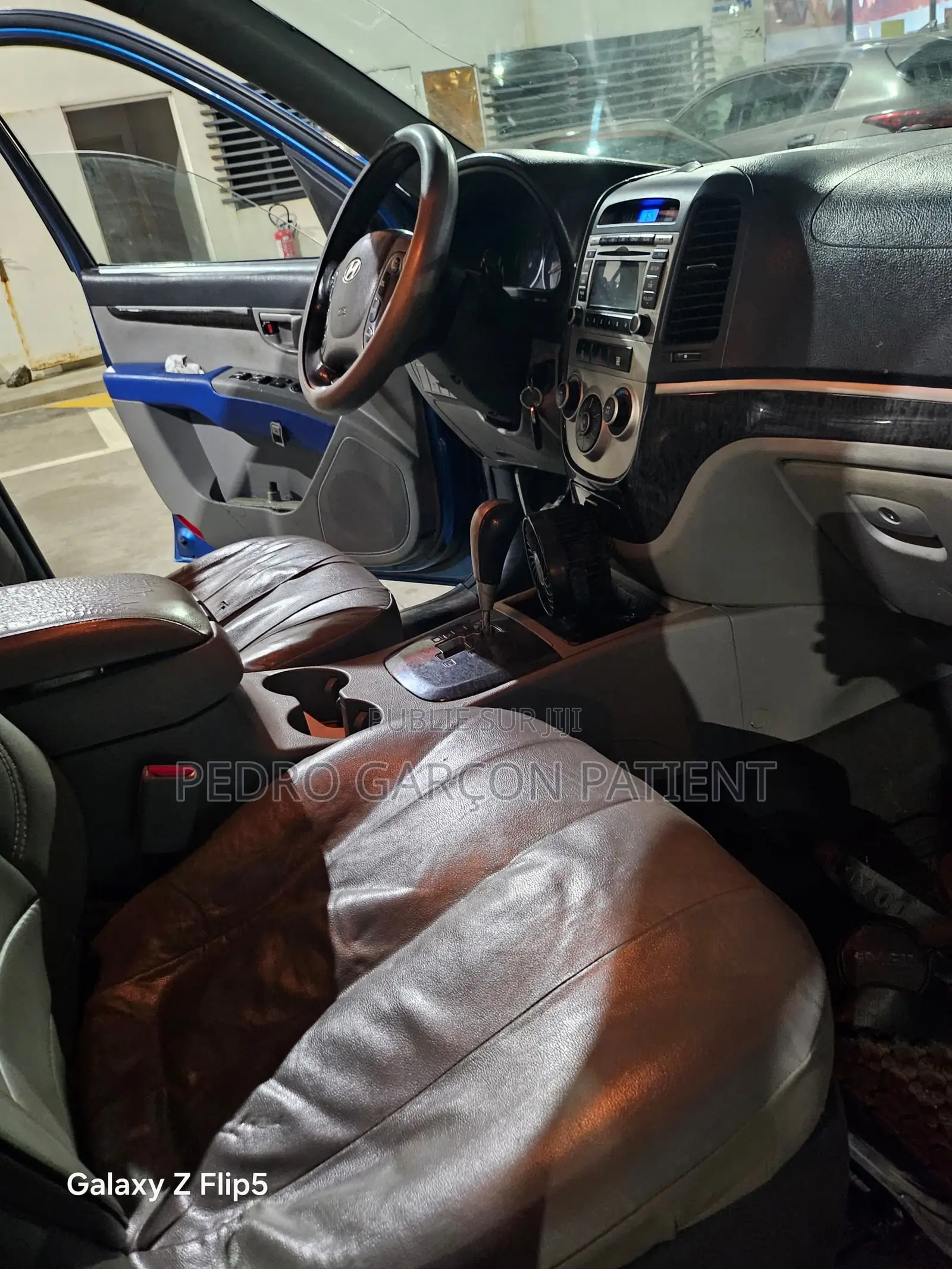 Hyundai Santa Fe 2008 Bleu