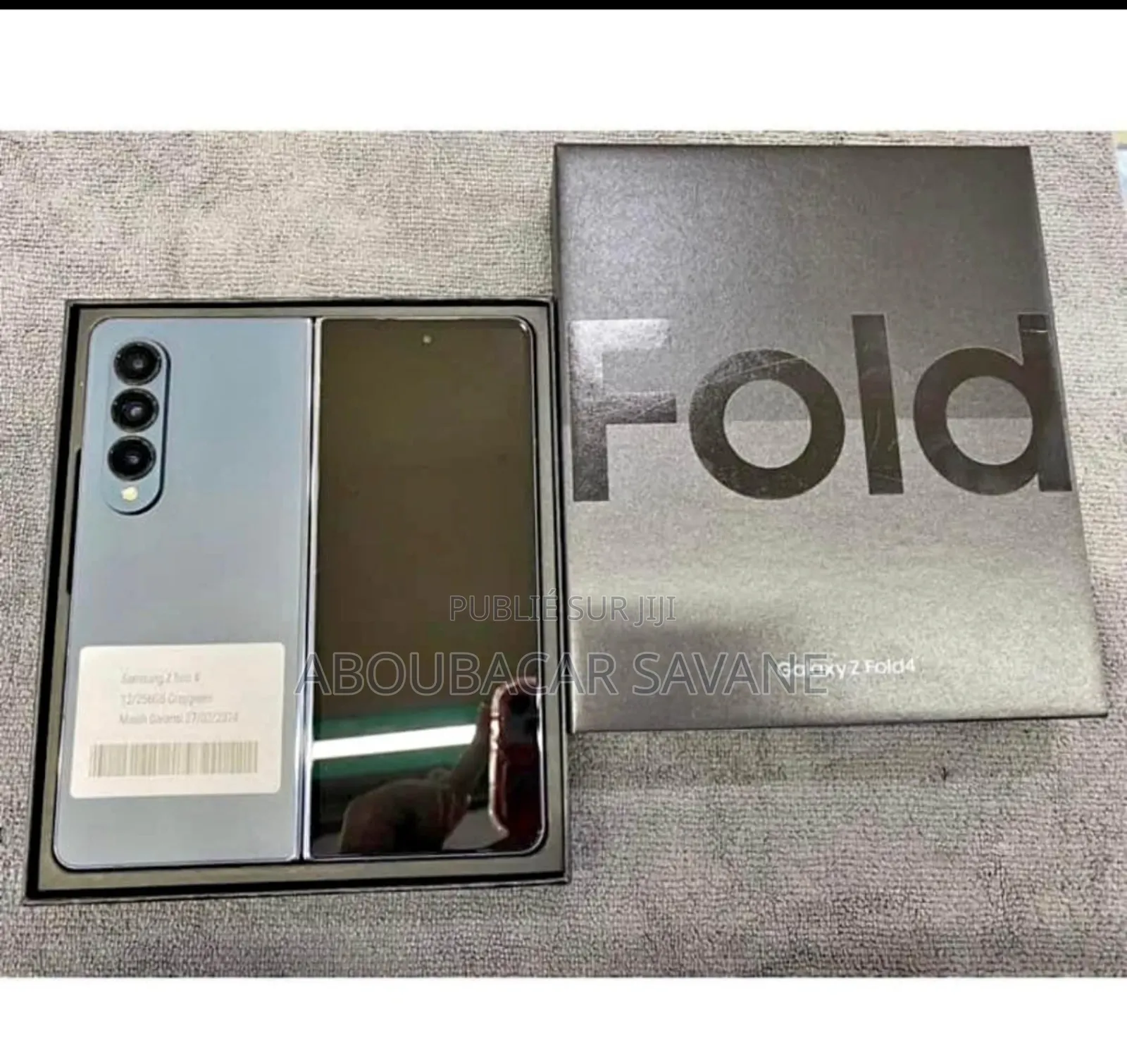 New Samsung Galaxy Z Fold4 256 GB Noir