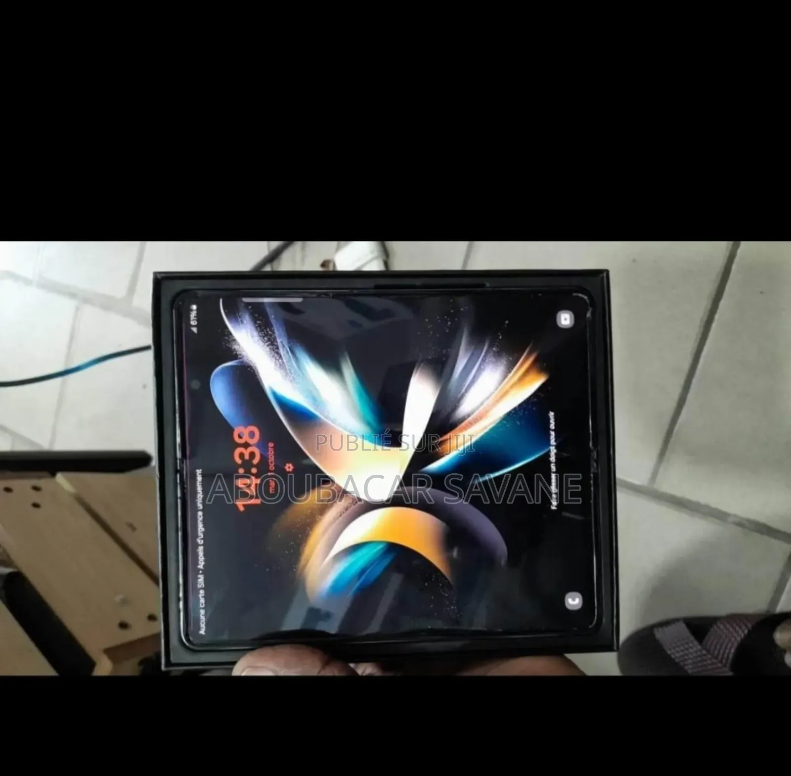 New Samsung Galaxy Z Fold4 256 GB Noir