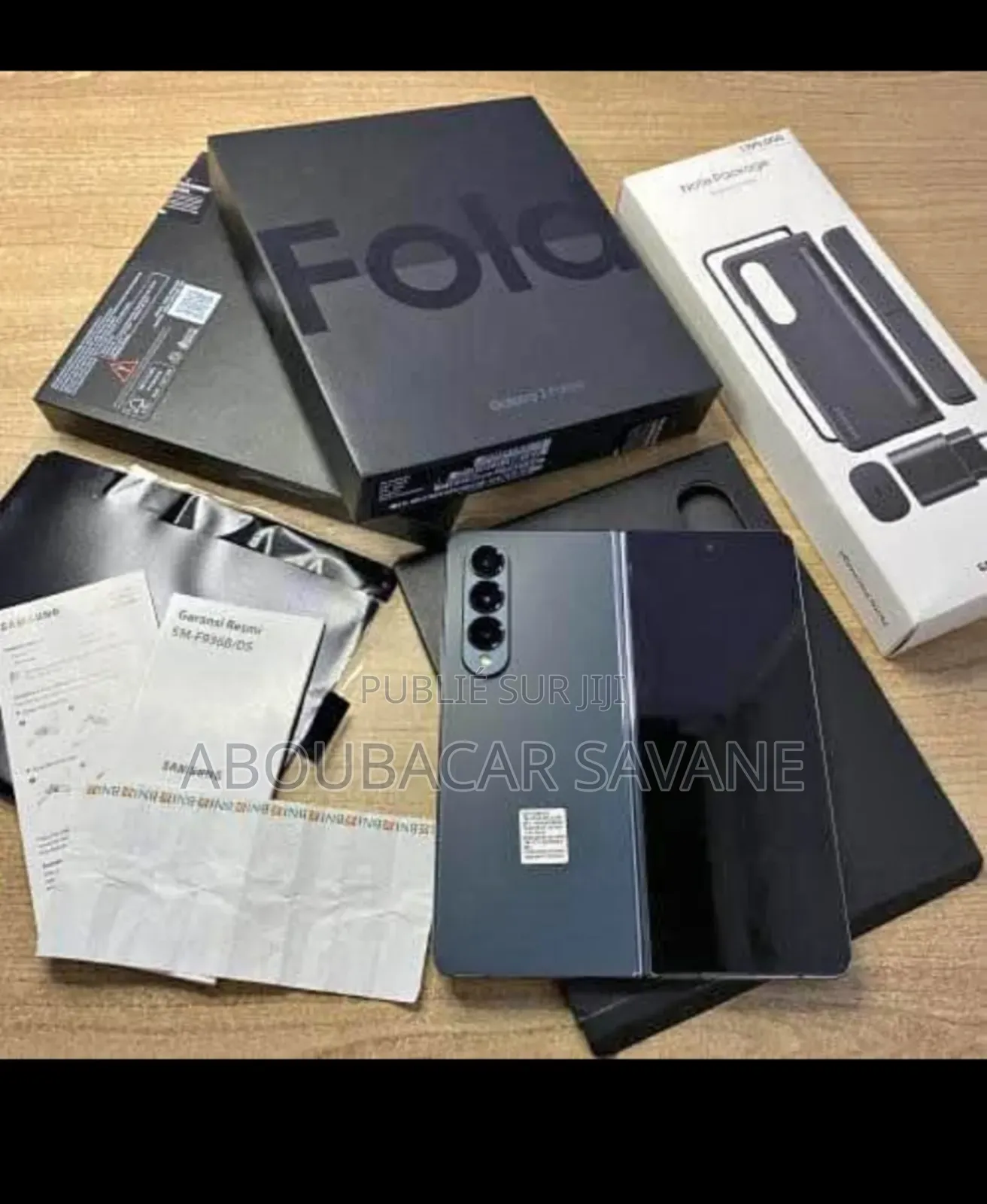 New Samsung Galaxy Z Fold4 256 GB Noir