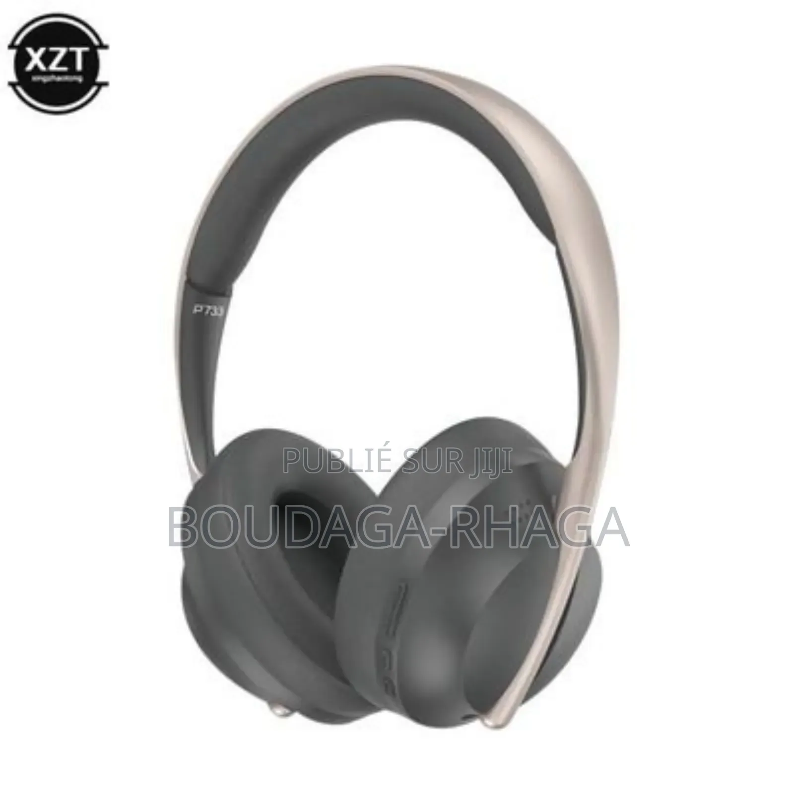 Gris-Casque Bluetooth Réglable Sans Fil, Écouteurs HD
