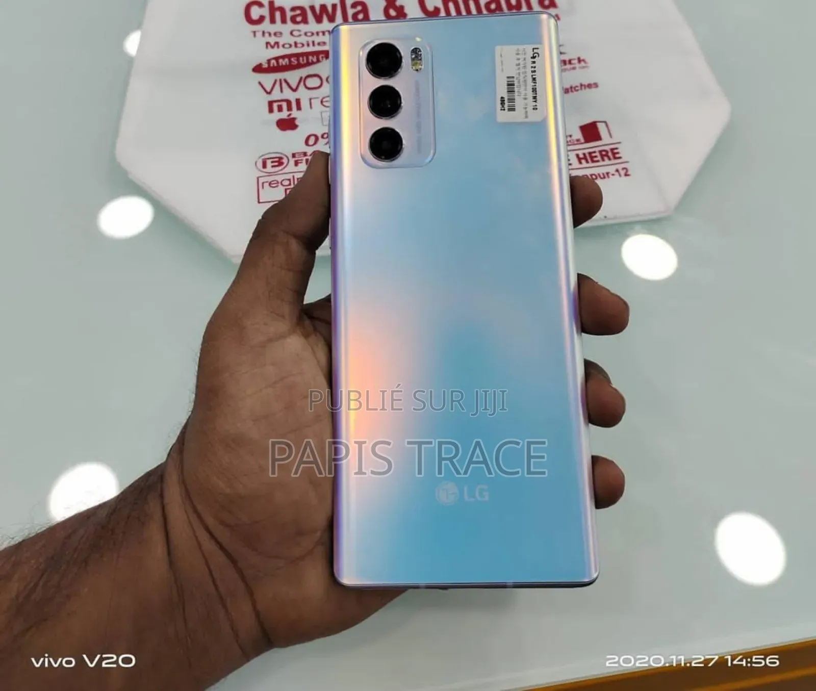 New LG Wing 5G 256 GB Bleu